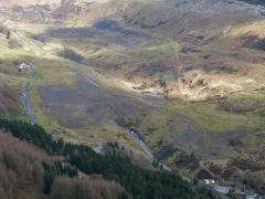 
The site of Fernhill Colliery and inclines, Blaenrhondda, February 2012